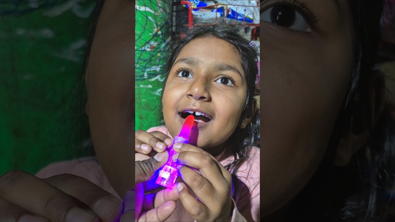 NEW LIPSTICK CANDY 💄 WITH LIGHT #meherthecutepie #shorts #kidsplaying #drawing4kids