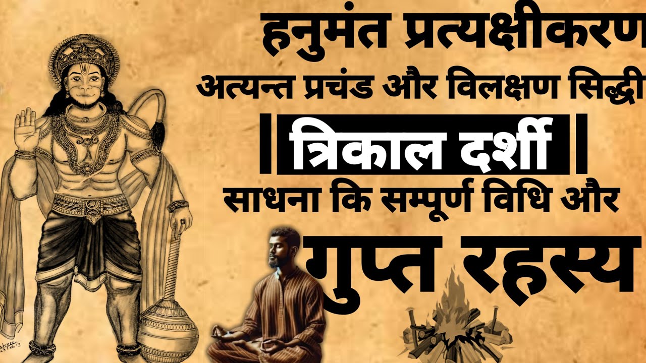 Hanuman Prachand Sadhna | हनुमान प्रचण्ड और विक्षण सिद्धि | #hanumanmantra