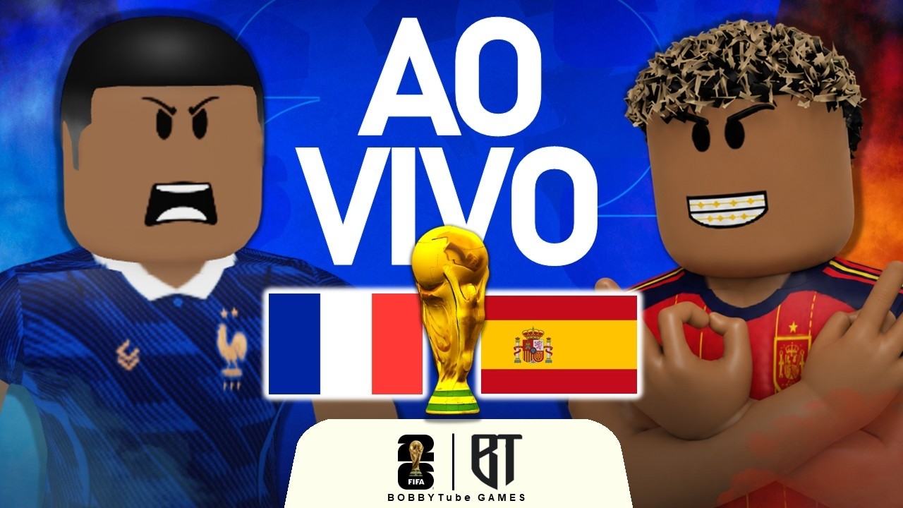 [🔴LIVE ] FRAN&Ccedil;A VS ESPANHA | SEMIFINAL | ROBLOX #summerofgoals