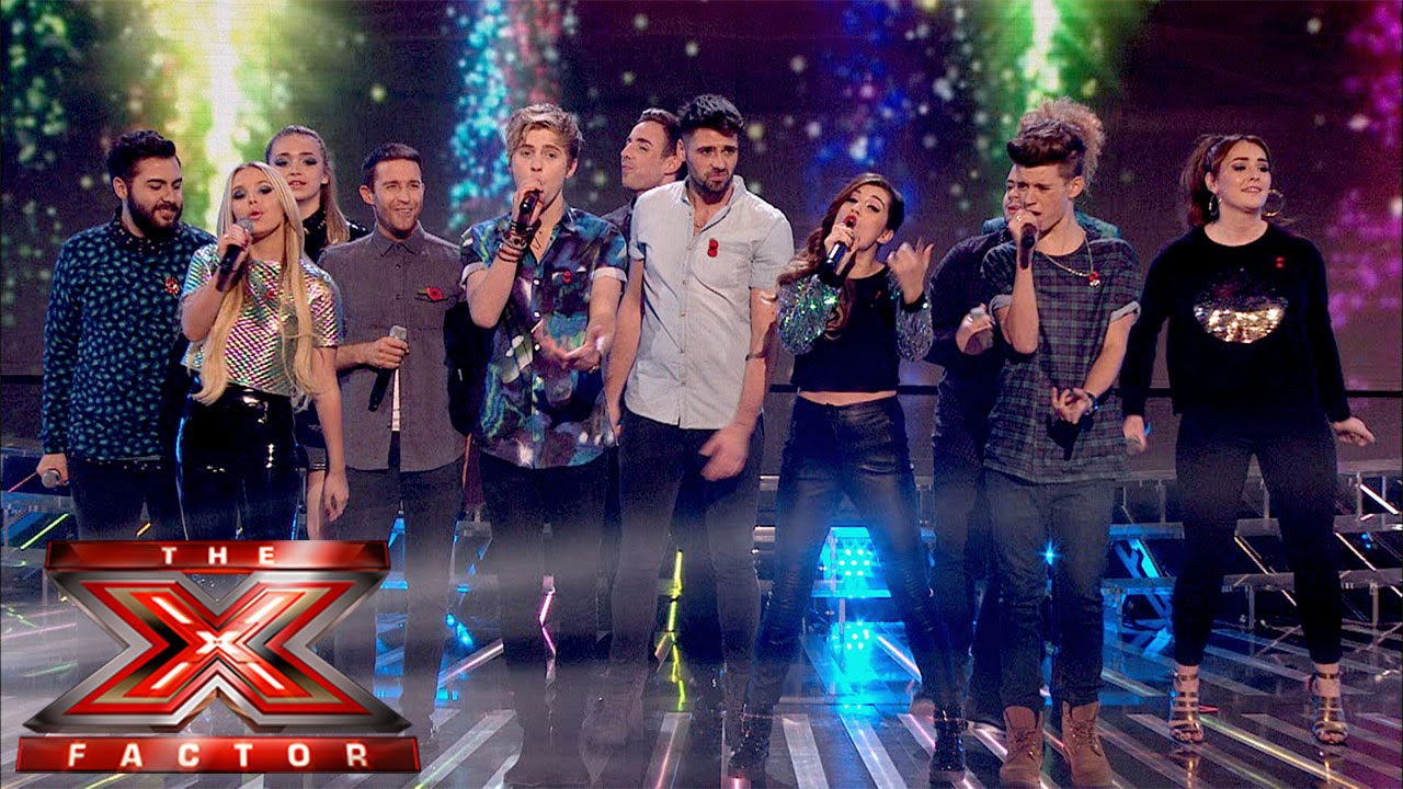 Group Performance of Katy Perry's Firework | Live Results Wk 4 | The X Factor UK 2014