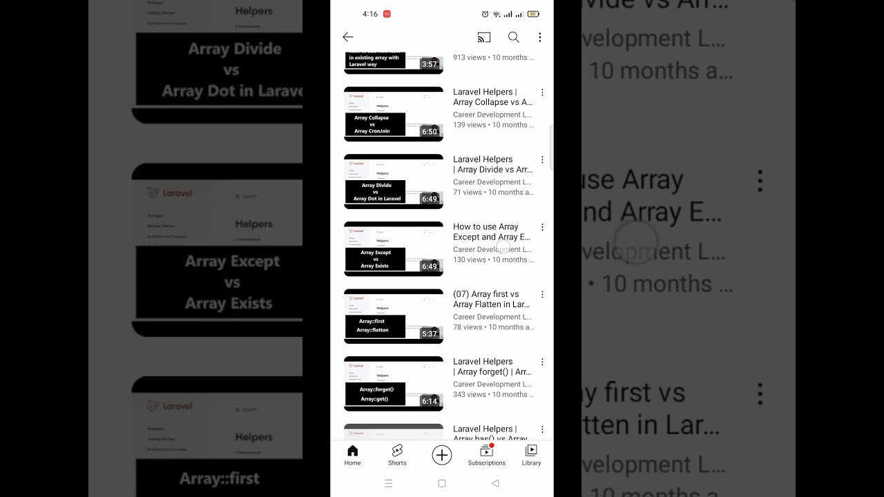 (07) Free Laravel Courses #shorts