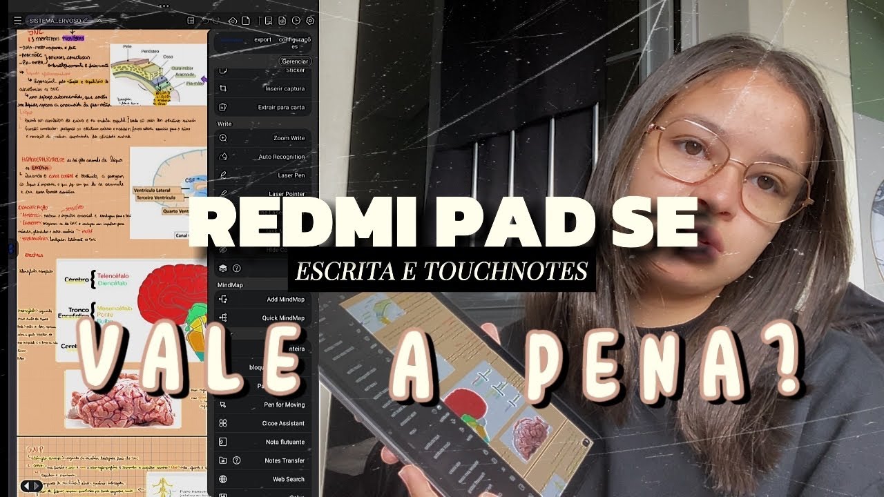 REDMI PAD SE depois de 10 meses de uso: escrita e touchnotes (Vale a pena?)