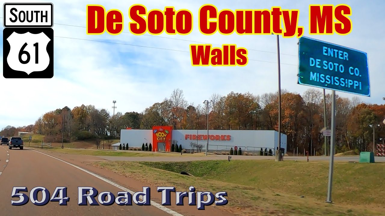 Road Trip #788 - US-61 S - Mississippi Mile 322-298 - De Soto County - Walls - Tunica County Resorts
