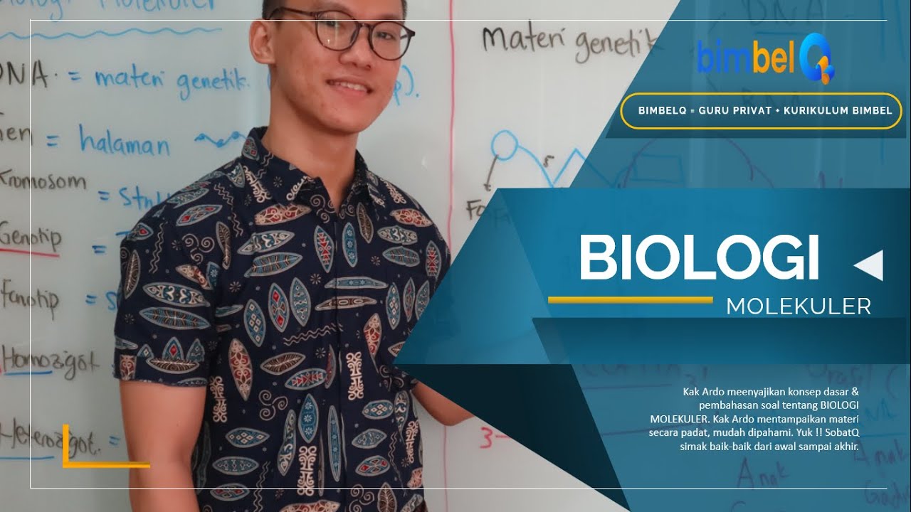 BIOLOGI MOLEKULER | KONSEP DASAR DAN PEMBAHASAN SOAL UTBK, SIMAK UI, KSN DLL
