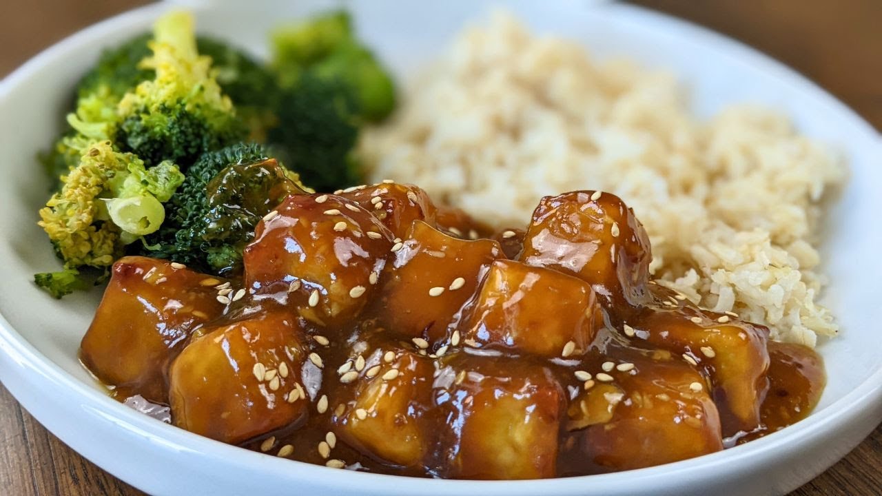 Orange Tofu | Crispy Vegan Orange Tofu Recipe (ASMR Cooking) 🍊 | Tofucionado
