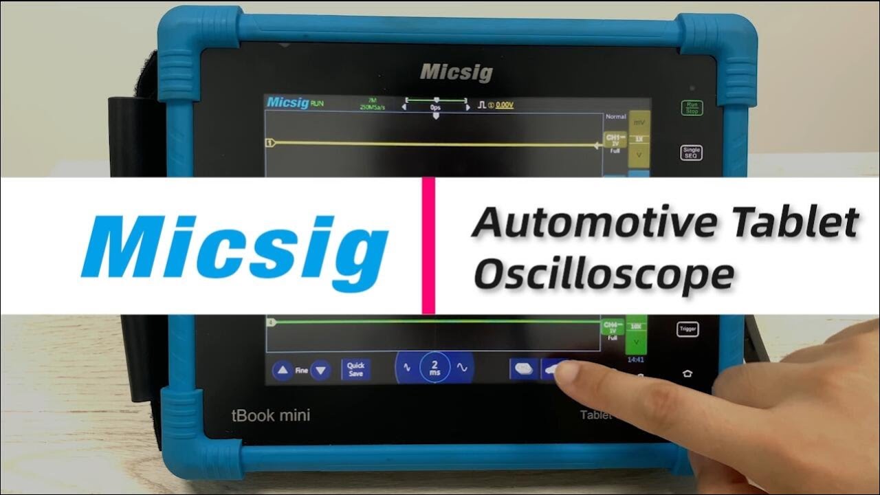 Micsig Automotive Oscilloscope - ATO1104 functions breakdown