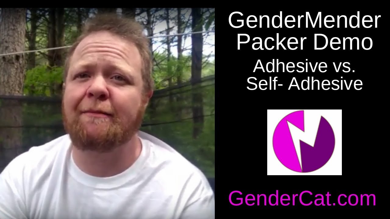 GenderMender FTM Packer Demo (Adhesible Vs.Self Adhesive)