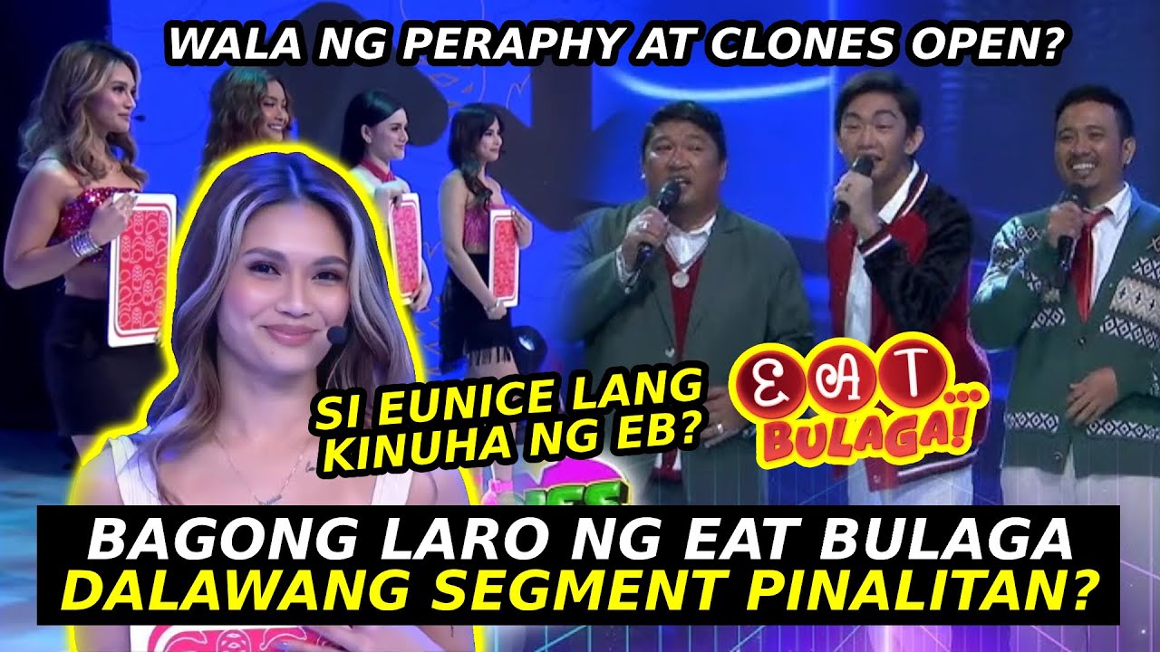 Bagong Laro Ng Eat Bulaga Dalawang Segment Ang Pinalitan? Si Eunice Lang Kinuha Sa SQ? | TVJ TV5 |AC