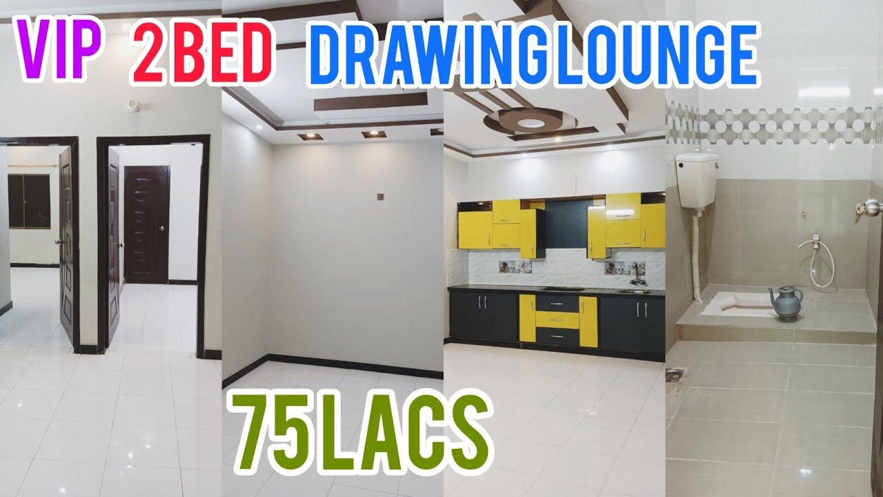 Vip 2 Bed Drawing Lounge For Sale In Nazimabad