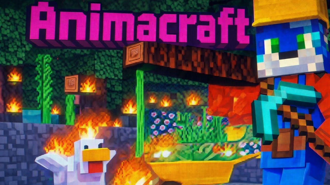 Intentando construir una casa bonita en Animacraft #2