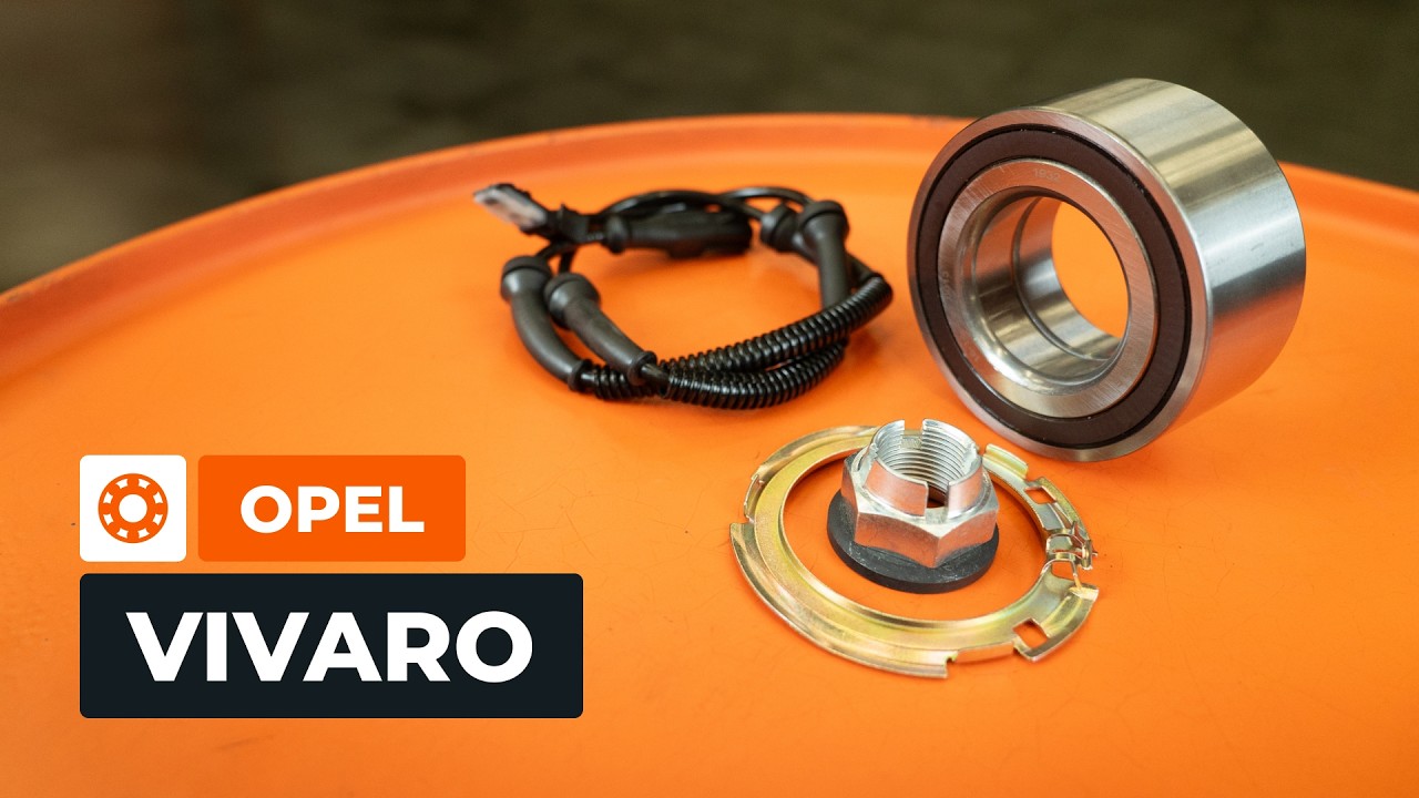Wie OPEL VIVARO A Kombi Radlager und ABS-Sensor vorne wechseln [AUTODOC TUTORIAL]