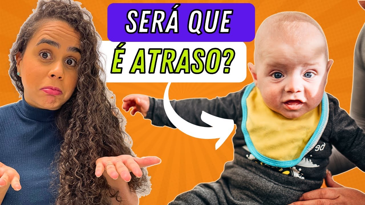 BEBÊ DE 6 MESES AINDA NÃO SENTA SOZINHO