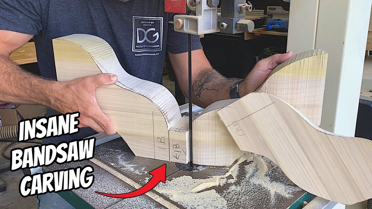 INGENIOUS Bandsaw Carving Technique for woodworking