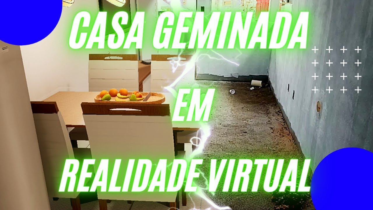 CASA GEMINADA EM REALIDADE VIRTUAL COM OS MÓVEIS 🤩