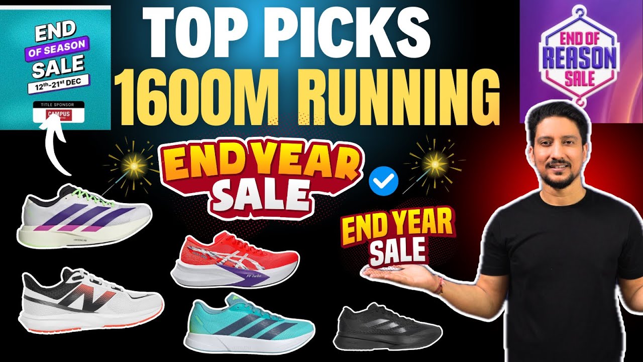Top 1600m Running Shoes On flipkart and Myntra End of season Sale 2025