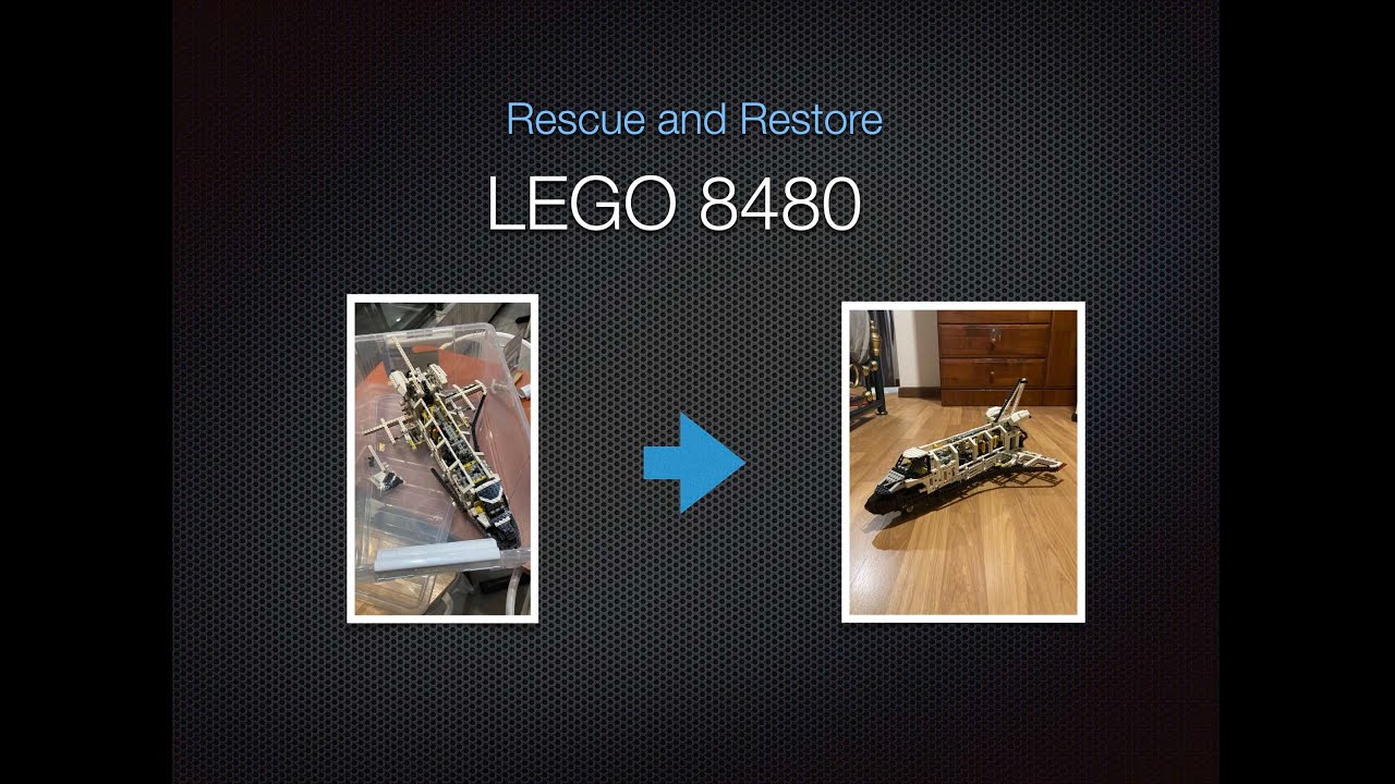 Rescue and restore: LEGO Technic 8480 Space Shuttle