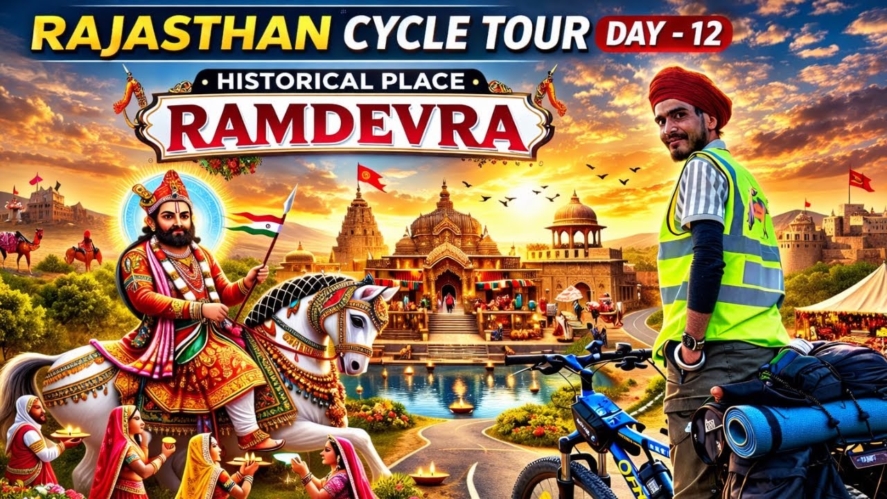 Baba Ramdev ji Samadhi ||  Ramdevre || Rajathan Cycle Tour || DAY- 12 || Sandeep Da Safarnama