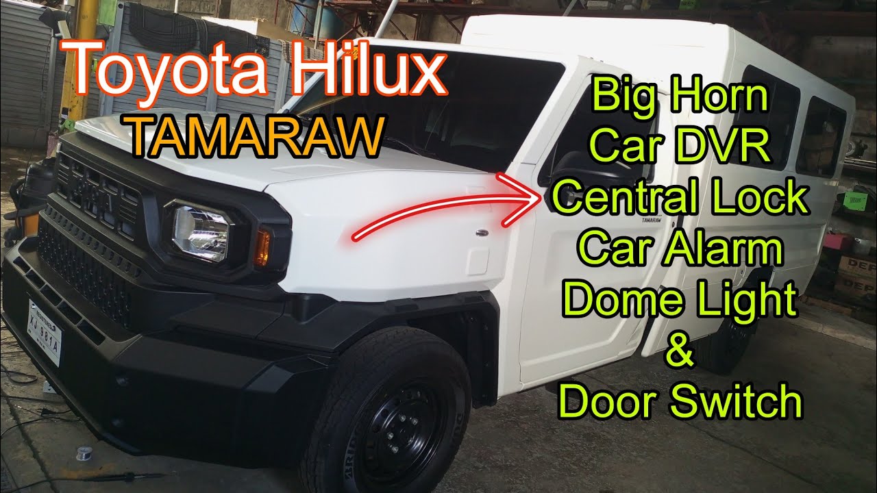 Toyota Hilux ( TAMARAW ) Central Locking System installation