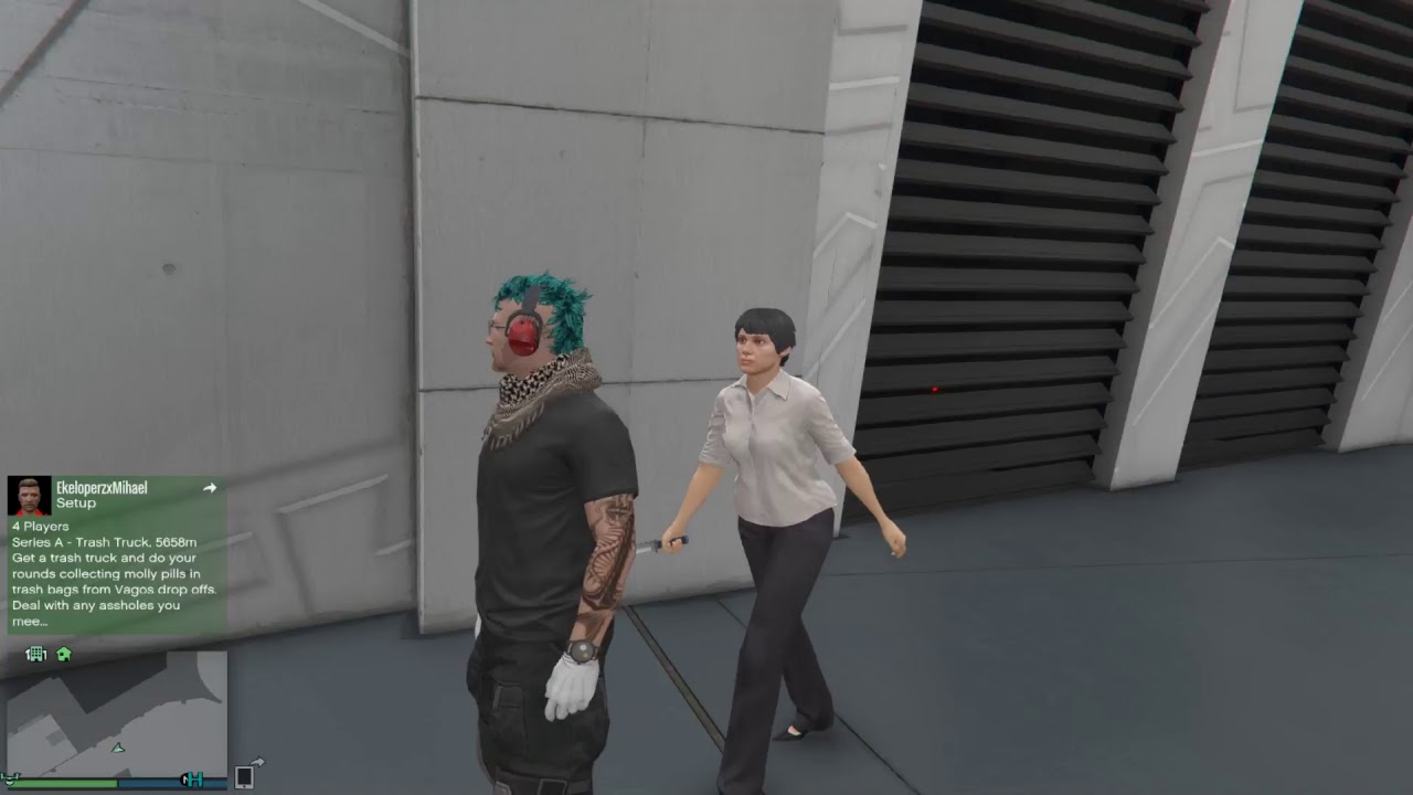 GTA 5 Online: Mugger bug inside facility