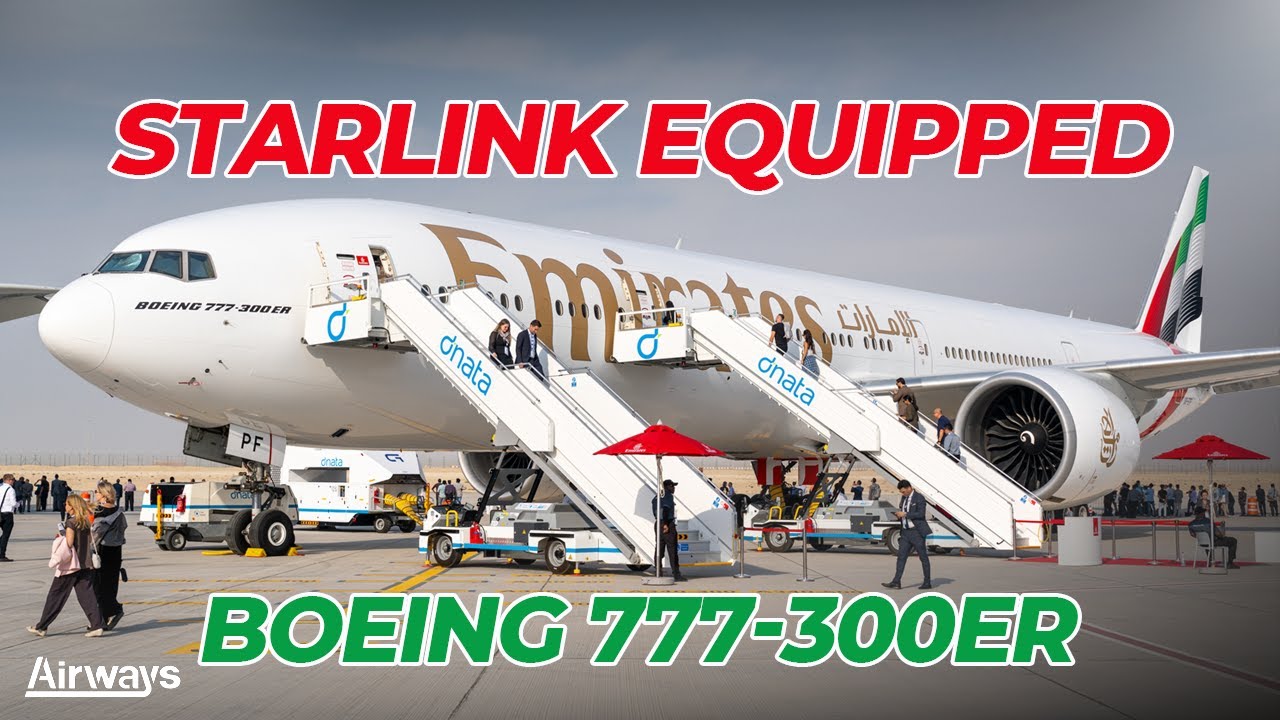 Inside Emirates' Starlink-Equipped Boeing 777-300ER | #DAS2025