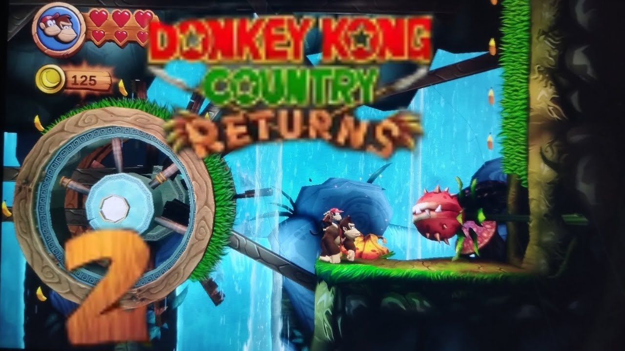 Donkey Kong coutry Returns Welt 1 lewe 2 Kletterkönig 🦍
