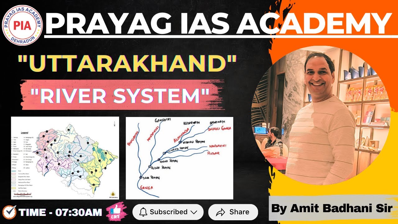 River System Uttarakhand | Uttarakhand Geography River | BY Amit badhani Sir | UKPCS | LOWER PCS