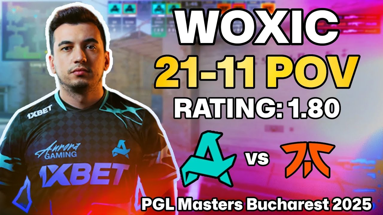 ☢️ WOXIC POV: DUST2 AWP MASTERCLASS vs fnatic! | PGL Masters Bucharest 2025