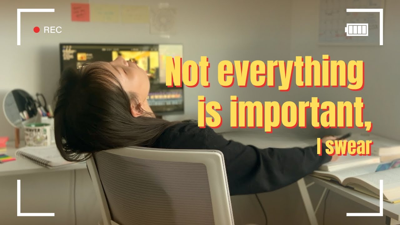 Not everything is important, I swear