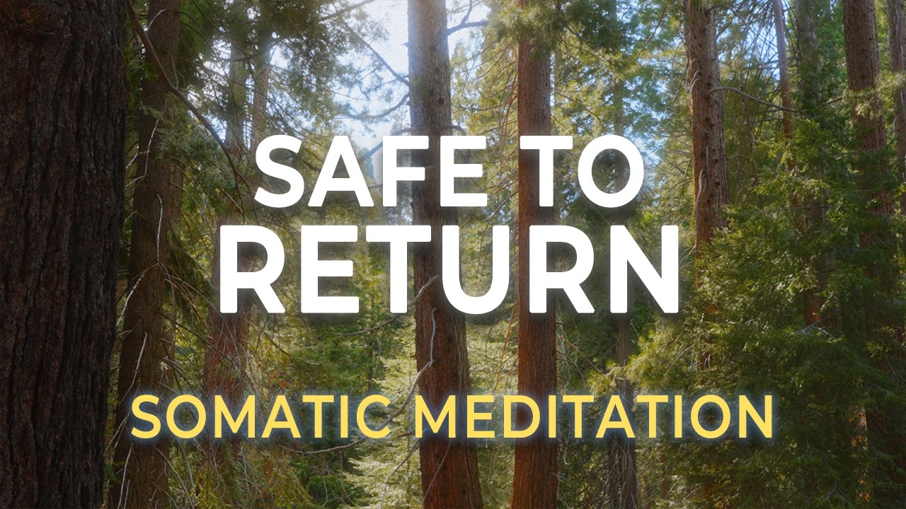 Come Back Into Your Body Gently | Somatic Meditation for Dissociation & Burnout