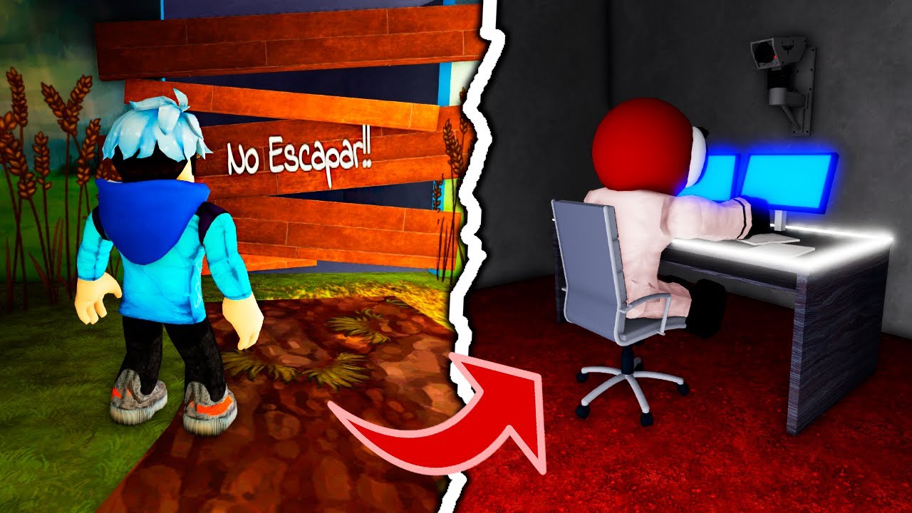 ¿qué pasa si ESCAPAMOS POR LA PUERTA PROHIBIDA? *encontramos la habitación de red* 😲
