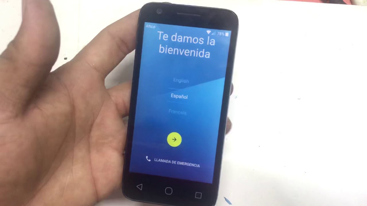 Frp Bypass Alcatel Ideal 4060A borrado de cuenta quitar cuenta Google saltar cuanta
