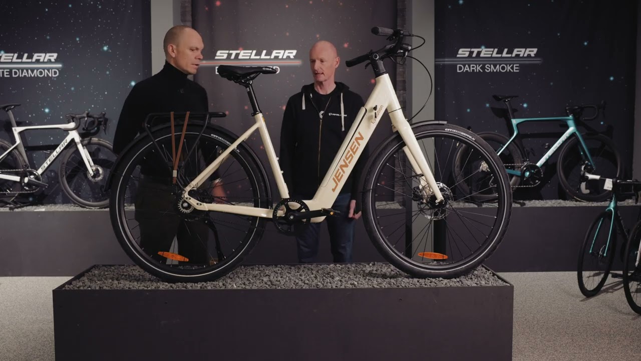 Jensen  Evolution Elcykel med Remtr&aelig;k