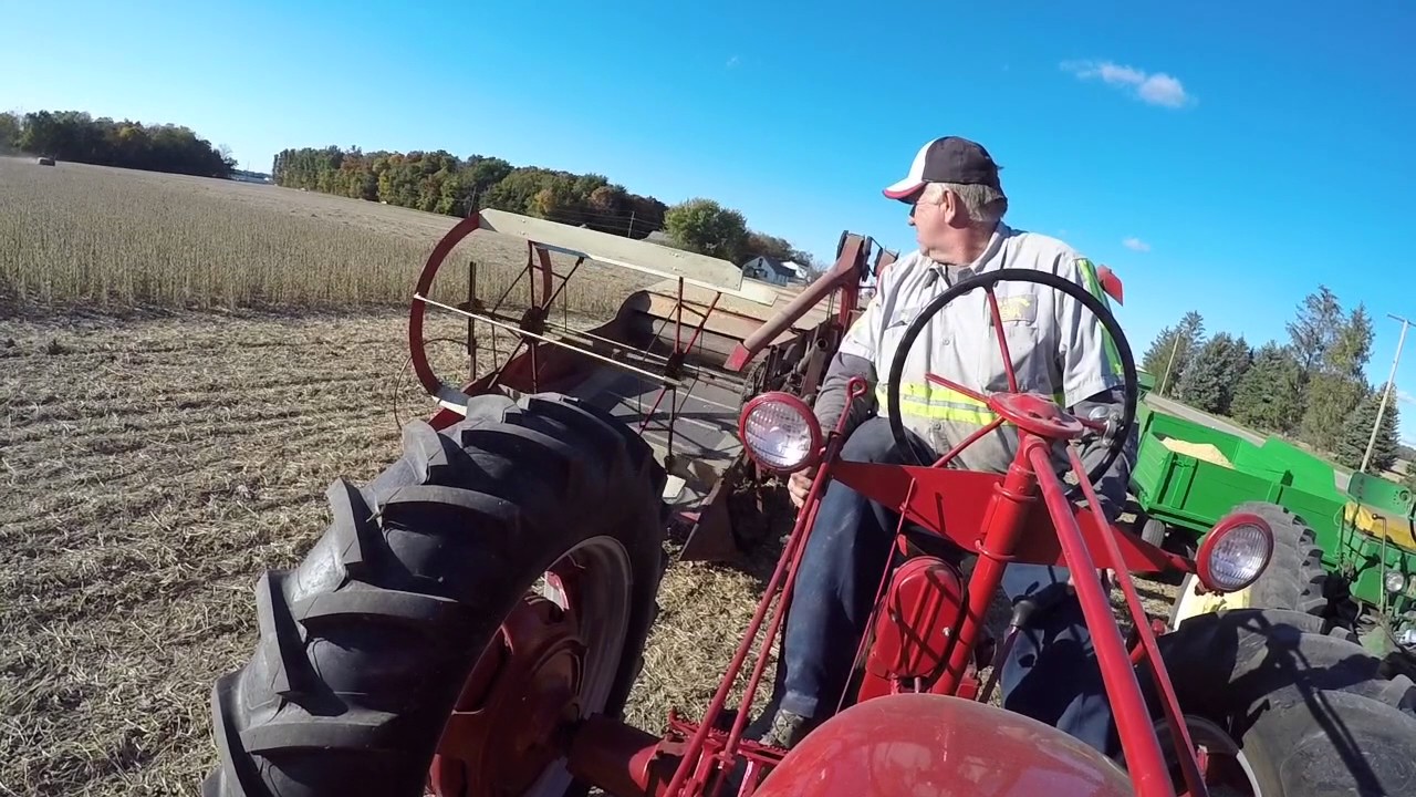 McCormick 76 combine in action