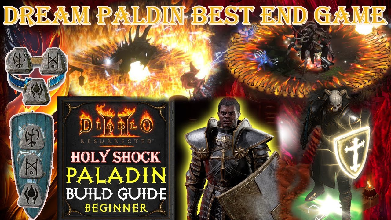 Dream Paladin Best Build End-Game in Diablo 2 Resurrected(Uber Tristram/Farm/Cow Level/Diablo Clone)
