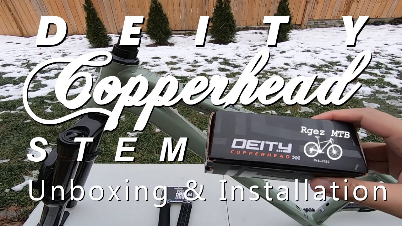 How to Install MTB Stem | DEITY COPPERHEAD STEM w/ DEITY SKYLINE 787 Handlebar, SUPRACUSH Grips