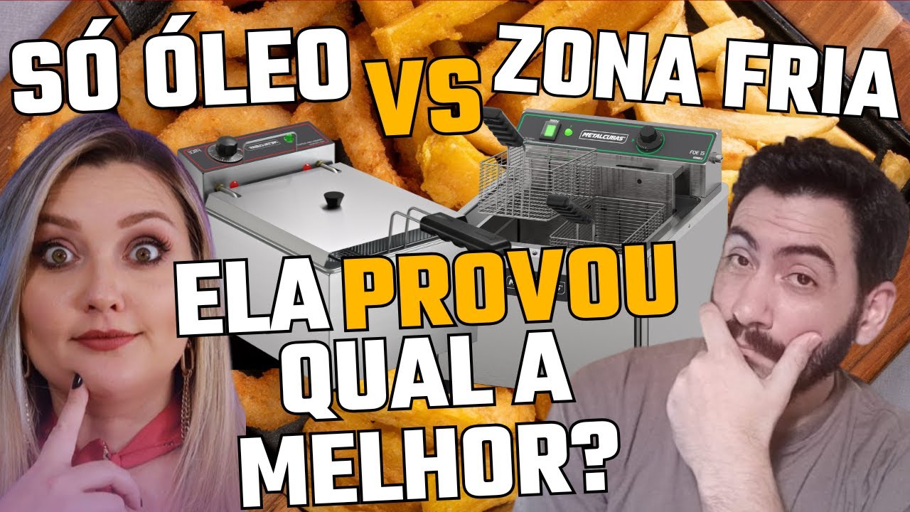 FRITADEIRA SÓ ÓLEO OU FRITADEIRA ZONA FRIA - QUAL A MAIS RÁPIDA COMPROVADO!