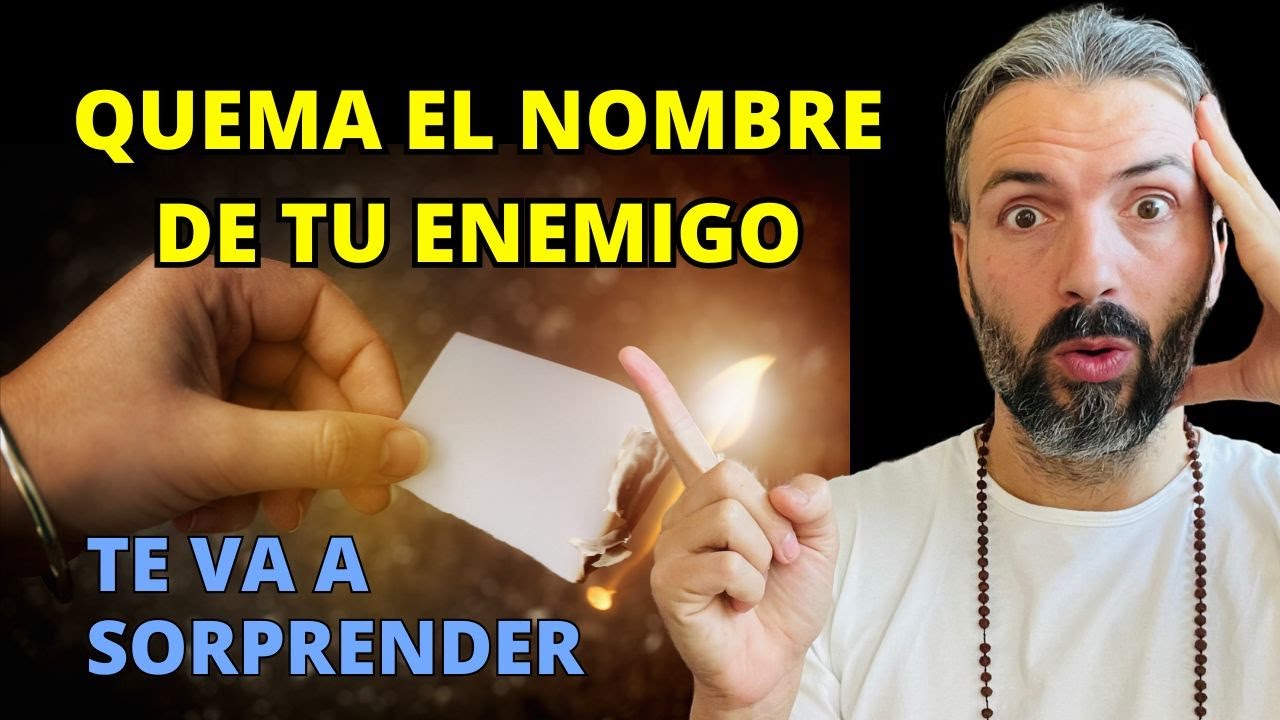 SOLO ESCRIBE EL NOMBRE DE TU ENEMIGO EN UN PAPEL Y MIRA LO QUE PASA: te sorprenderá