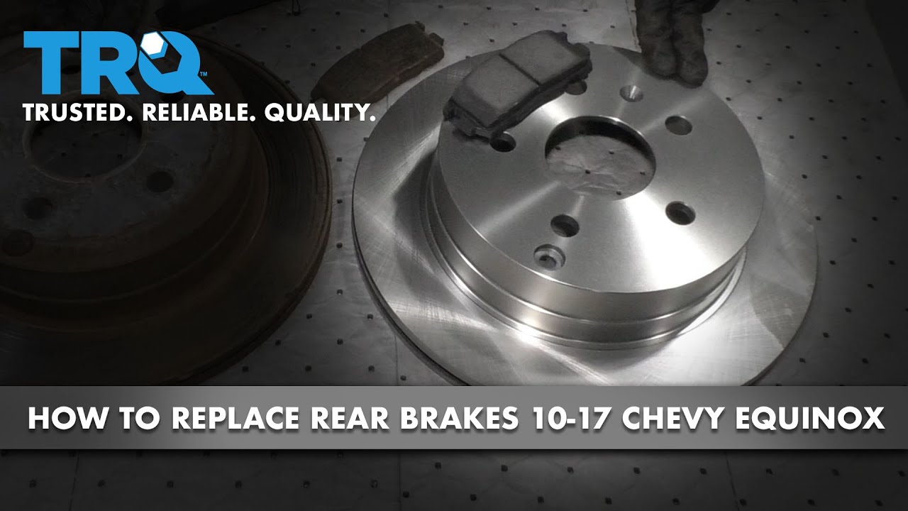 How to Replace Rear Brakes 10-17 Chevy Equinox