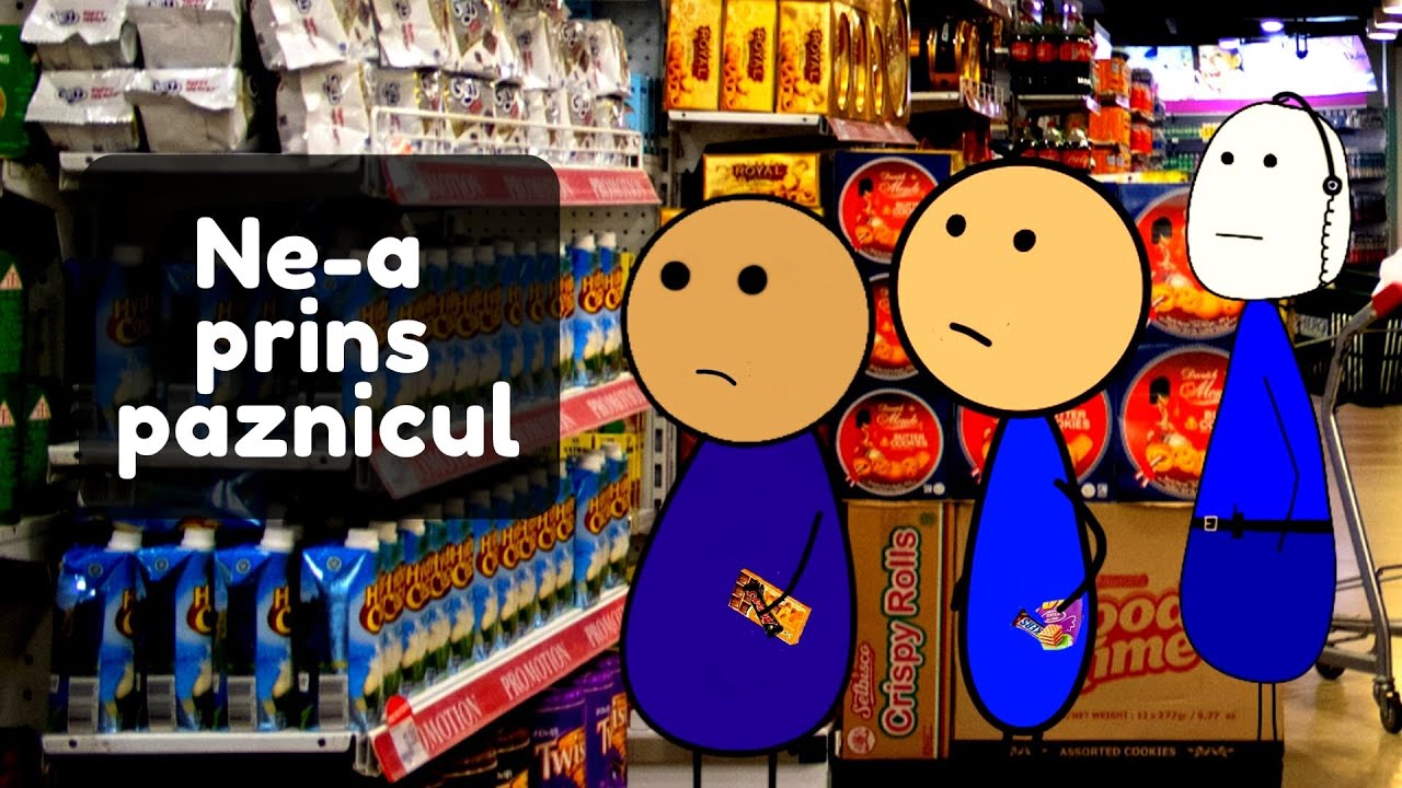 La furat in supermarket