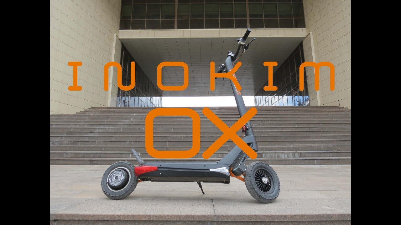 Inokim OX. Как едет, бордюры, лежачие. Небольшой обзор
