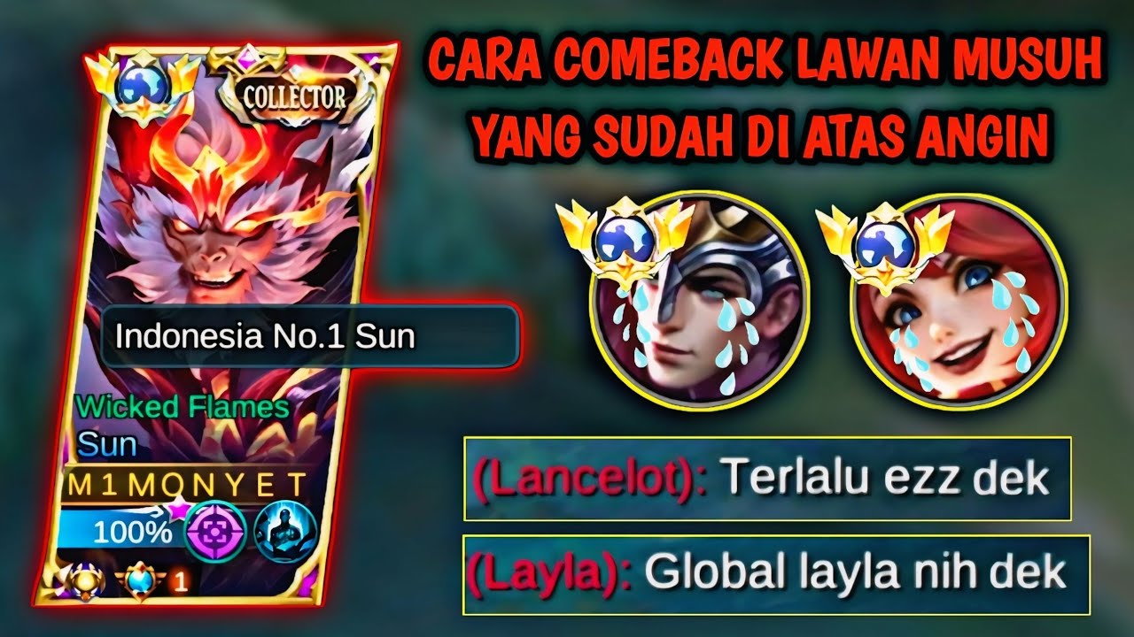 KETIKA MUSUH SUDAH DIATAS ANGIN 😱 DISITULAH PEMBANTAIAN TERJADI | MOBILE LEGENDS