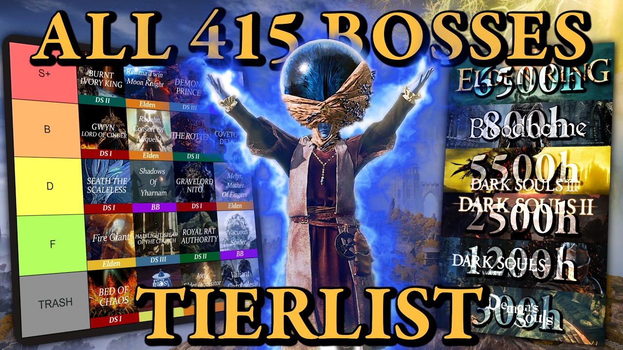 This Is THE ONLY SOULS BOSSES TIERLIST That Matters...