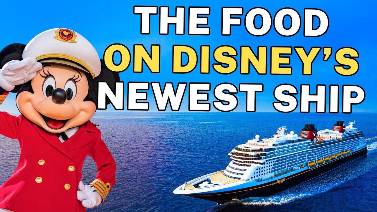 We Ate EVERYTHING onboard the Disney Treasure!