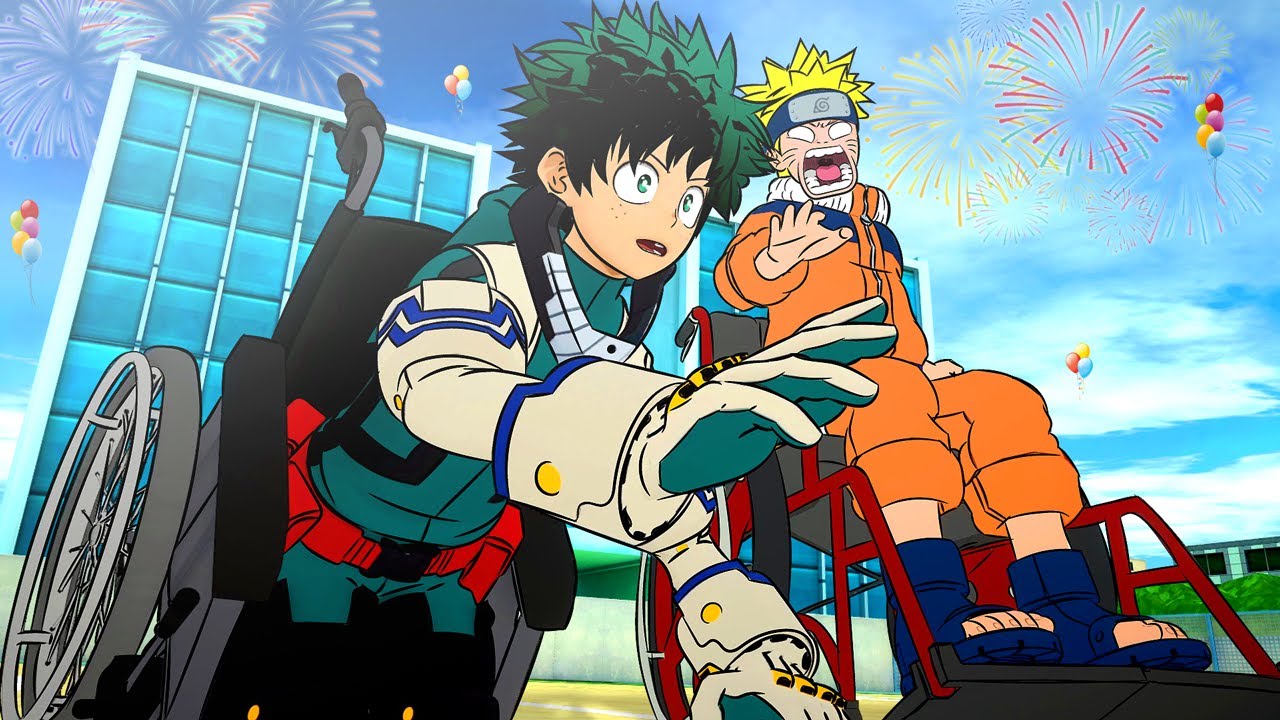 Deku and Naruto Have a Very Special Race! (vrchat)