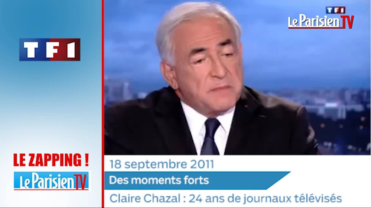 Zapping. Claire Chazal, 24 ans de journaux télévisés
