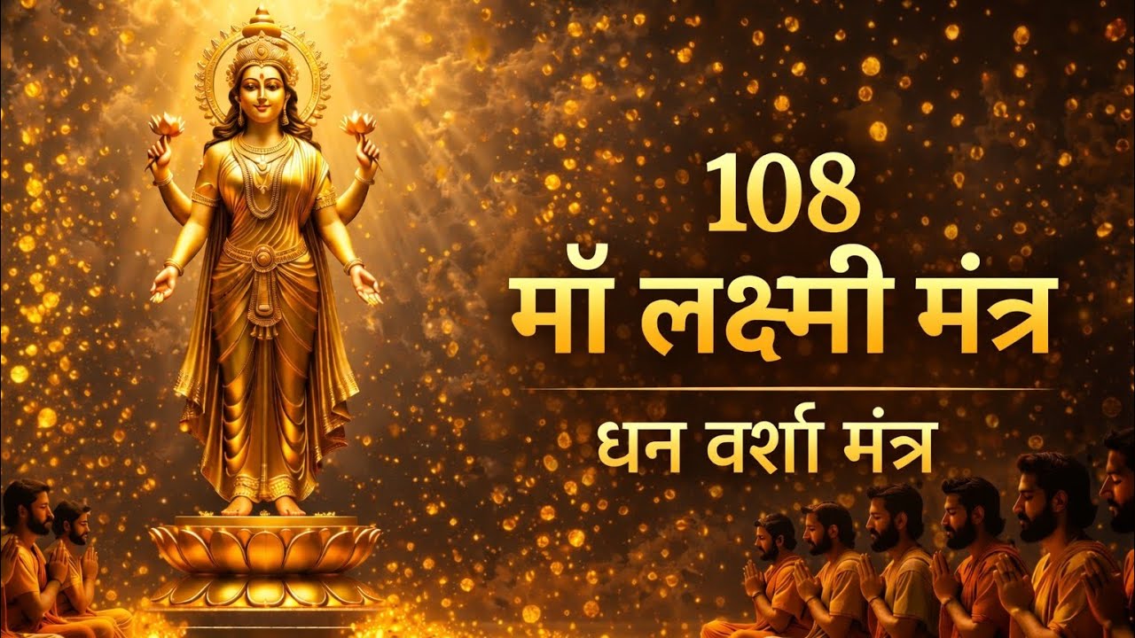 १०८ माँ लक्ष्मी मंत्र | धन वर्षा मंत्र | समृद्धि, वैभव और शांति के लिए