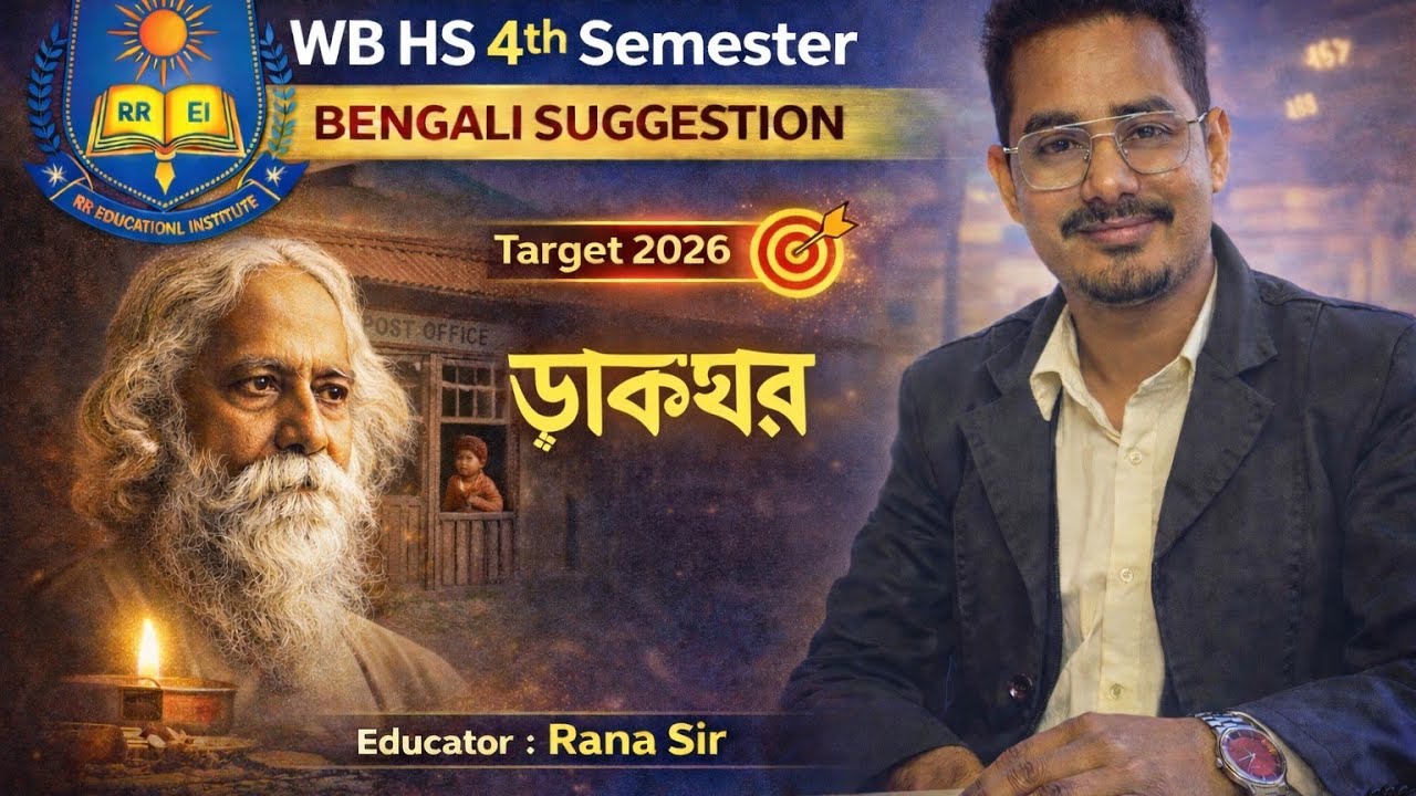 ডাকঘর নাটক || HS Class 12 || 4th Semester Bengali || Bengali Suggestion 2026 || WBCHSE ||