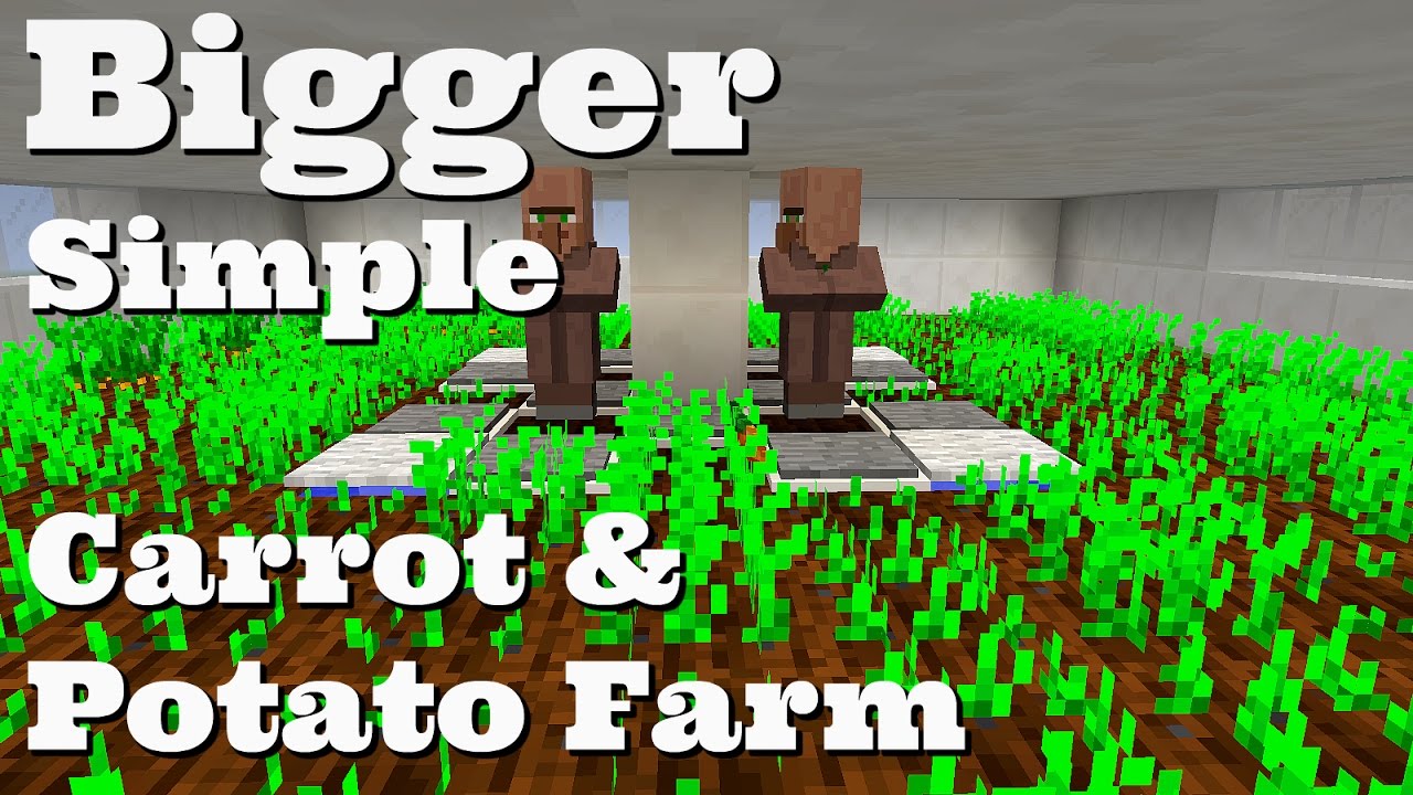 Bigger Simple Carrot & Potato Farm