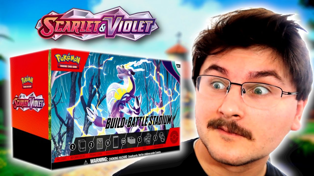 Opening *NEW* Scarlet & Violet Build & Battle Stadium Box!!!