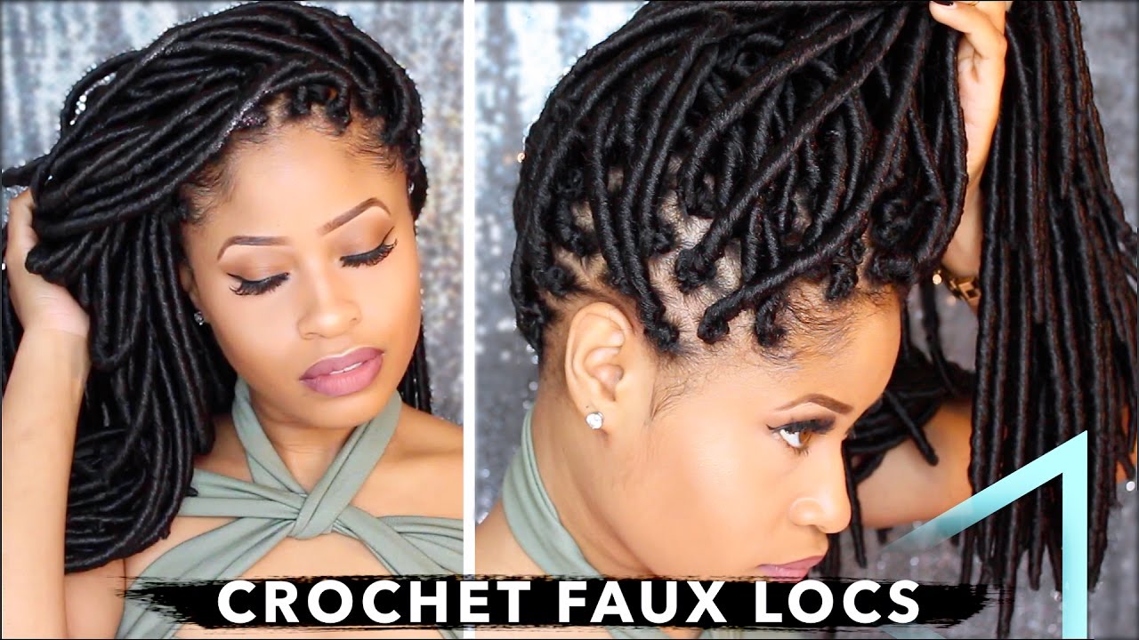 How To ➟ CROCHET FAUX LOCS 🔥 (NO cornrows, NO wrapping, free-parting!)